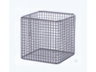 Basket, 300 x 400 x 300 mm,  wire mesh 8 x 8 mm, stainless steel