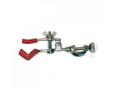 BURETTE CLAMP, MADE OF DROP FORGED, NICKEL PLATED,   WITH BOSSHEAD, WITH ROD, FOR 1 BURETTE
