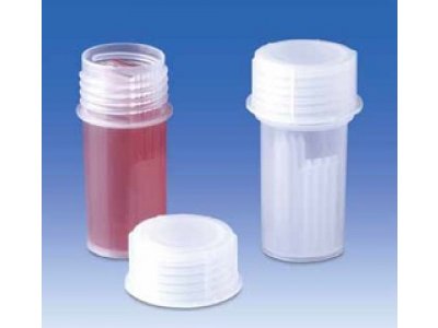 Staining cuvette, PP, Coplin-type, with screw cap