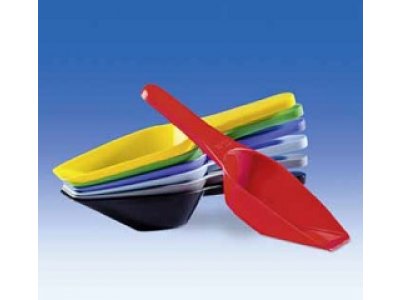 Measuring scoops, coloured, PP, 100 ml,red