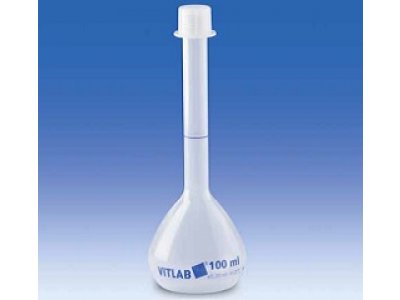 Volumetric flask, PP, class B, with screw cap, PP, 250 ml