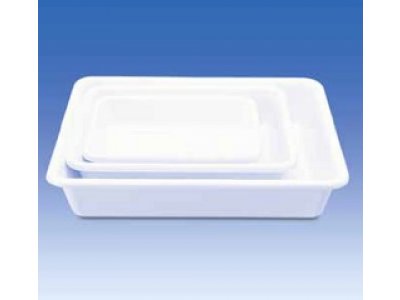Deep tray, PVC, white, 250 x 200 x 60 mm