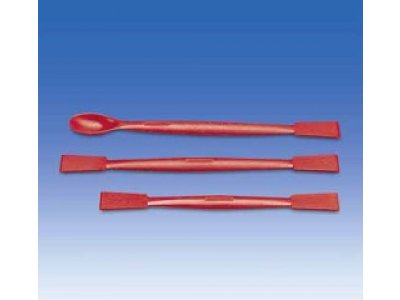 Laboratory spatula, PA, double-spatula, length 180 mm