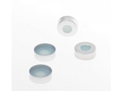20mm铝盖，含透明蓝色硅胶/PTFE垫（最高250℃）