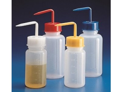 KARTELL宽口洗瓶，红色盖子，材质：PE，容量：500ml，GL45