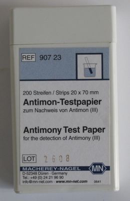 德国MN试纸锑检测试纸