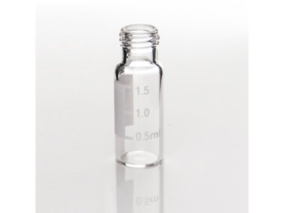 2ml短螺纹带刻度样品瓶 1.5ML透明玻璃瓶