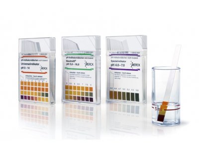 过氧化物测试条 Method: colorimetric with test strips 0.5 - 2 - 5 - 10 - 25 mg/l H₂O₂ Merckoquant®