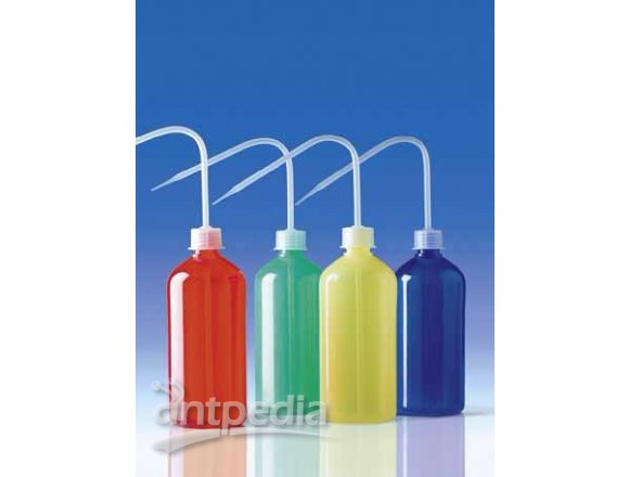 德国VITLAB洗瓶，彩色编码，PE-LD