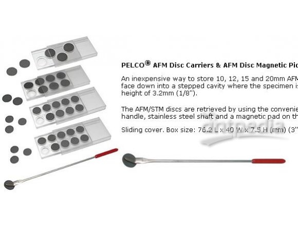 PELCO® AFM圆片盒和拾取工具