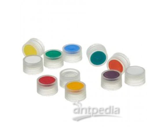 Thermo Scientific™ 342820-0113 Nalgene™ PPCO 宽型微量包装样品瓶彩色编码盖：无菌、大包装