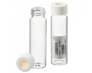 Thermo Scientific™ LB336-0040 0.125 in. 低排气隔垫的透明 VOA 样品瓶