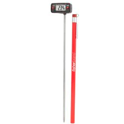 Thermo Scientific™ Traceable™ Digital <em>Thermometers</em> with Stainless-Steel <em>Stem</em>, 0.25 in. LCD Screen, and Protective Guard
