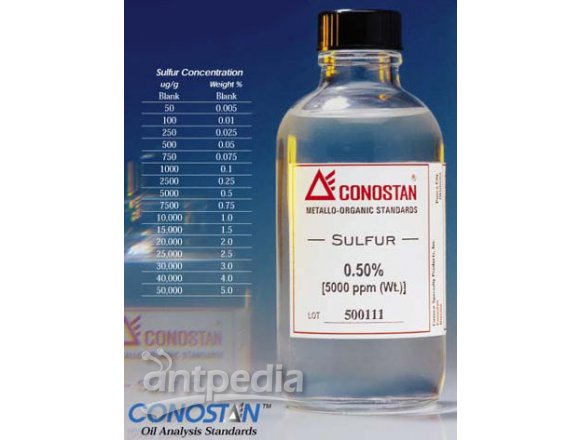 ConostanSulfur硫元素油标准样品
