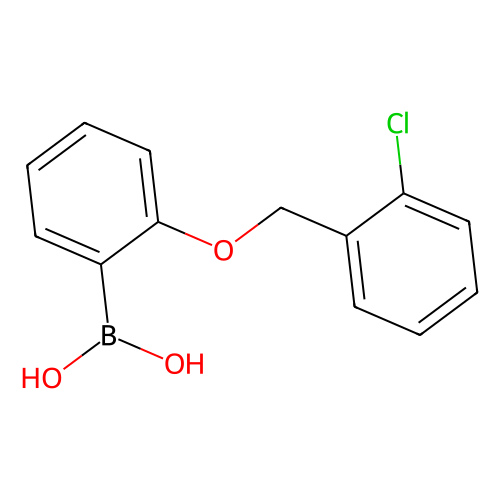 2-（2'-氯苄氧基）<em>苯基</em>硼酸（含有数量不等的<em>酸酐</em>），870777-21-2，≥95%