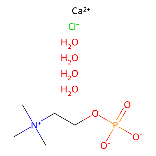 氯化<em>磷酸</em>胆碱<em>钙</em>盐<em>四</em>水合物，72556-74-2，98%
