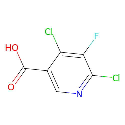 <em>4</em>,6-<em>二</em><em>氯</em>-<em>5</em>-氟<em>吡啶</em>-<em>3</em>-羧酸，154012-18-7，97%