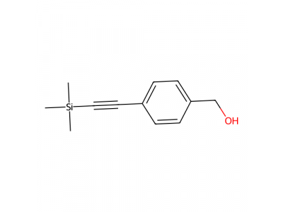 4-(三甲基硅基乙炔基)苄醇，275386-60-2，95%