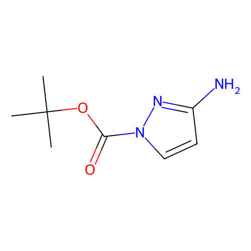 3-氨基-<em>1</em>H-吡唑-<em>1</em>-羧酸叔丁酯，863504-84-1，97%