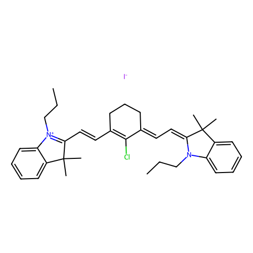 IR-780 <em>碘化</em>物，207399-07-<em>3</em>，Dye content ≥95 %