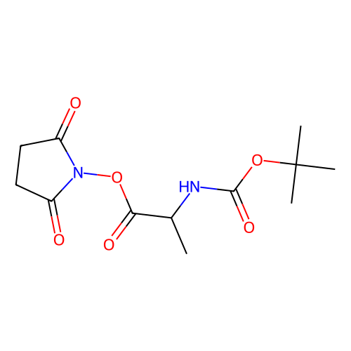 Boc-L-丙氨酸-<em>N</em>-丁<em>二</em>酰<em>亚胺</em><em>酯</em>，3392-05-0，98%