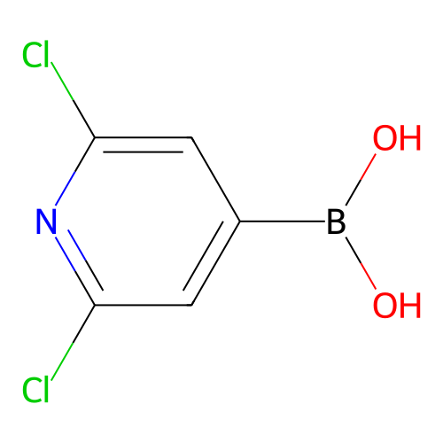 2,6-二<em>氯</em>吡啶-4-硼酸(<em>含</em>不同量<em>的</em>酸酐)，1072951-54-2，95%