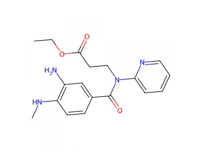 3-[3-氨基-4-(甲氨基)-N-(2-吡啶基)苯甲酰氨基]丙酸乙酯，212322-56-0，≥98.0%
