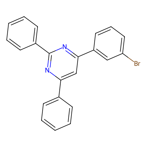 4-(3-溴<em>苯基</em>)-<em>2</em>,6-二<em>苯基</em><em>嘧啶</em>，864377-28-6，>98.0%(HPLC)