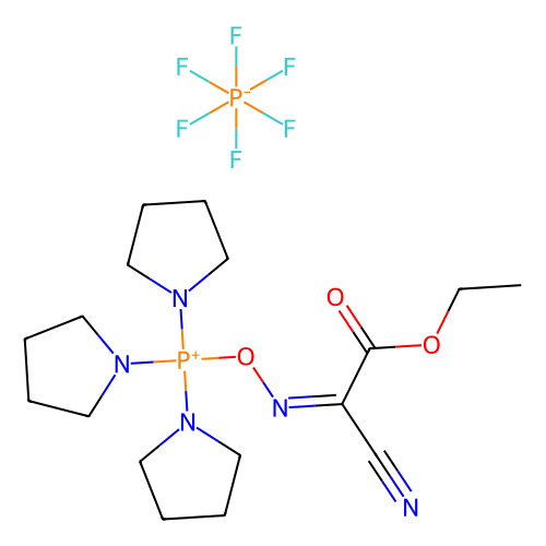 氰基(羟基亚氨基)醋酸<em>乙</em><em>酯</em>基-O2]三-<em>1</em>-<em>吡咯烷基</em>六氟<em>磷酸</em>盐，153433-21-7，98%