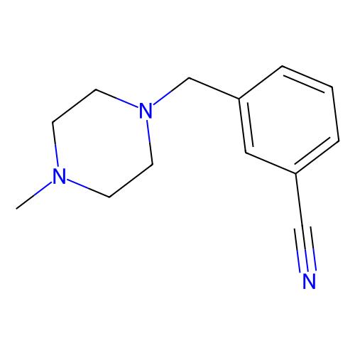3-((4-<em>甲基</em><em>哌嗪</em>-1-基)<em>甲基</em>)苯甲腈，859850-90-1，95%
