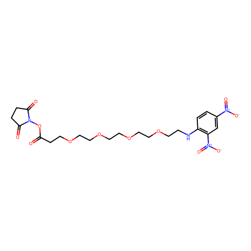 DNP-<em>PEG</em>4-琥珀<em>酰</em>亚胺酯，858126-78-0，98%