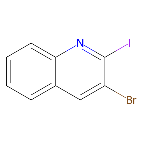 <em>3</em>-溴-2-碘喹啉，<em>898559</em>-23-4，97%