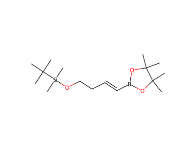 反式-4-(叔丁基二甲基硅氧基)-1-丁烯-1-基硼酸频哪醇酯，480425-30-7，95%