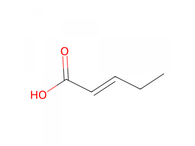 反-2-戊烯酸，13991-37-2，>95.0%(GC)