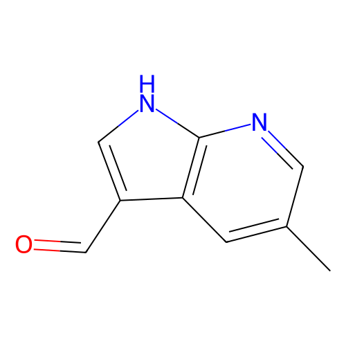 5-<em>甲基</em>-<em>1</em>H-<em>吡咯</em>并[<em>2</em>,3-b] 吡啶-3-<em>甲醛</em>，1190321-17-5，97%