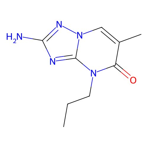 <em>2</em>-氨基-6-甲基-4-丙基-[<em>1,2</em>,4]三唑并[<em>1</em>,5-a]嘧啶-<em>5</em>-酮，27277-<em>00-5</em>，≥99%