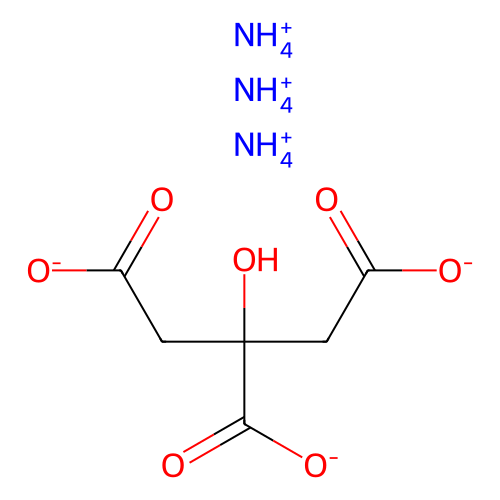 柠檬<em>酸</em>铵，3458-72-8，<em>AR</em>,98.5%