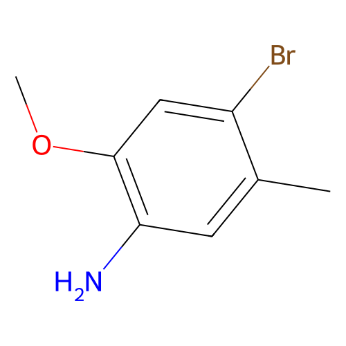4-溴-<em>2</em>-<em>甲</em><em>氧基</em>-<em>5</em>-<em>甲基</em><em>苯胺</em>，873980-68-8，97%