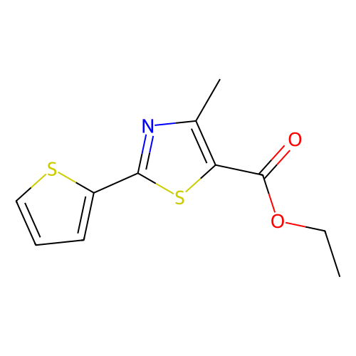 4-甲基-2-(2-噻吩基)-<em>1</em>,3-噻唑-5-羧酸<em>乙</em><em>酯</em>，56421-<em>62-6，97</em>%