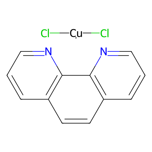 <em>二</em>氯(1,10-菲咯啉)铜(II)，14783-<em>09-6</em>，≥98.0%