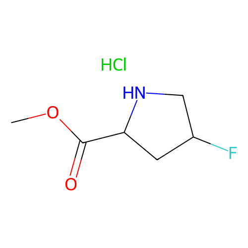 (<em>2S</em>,<em>4S</em>)-4-氟吡咯烷-2-羧酸甲酯盐酸盐，58281-79-1，97%