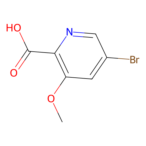 5-溴-<em>3</em>-甲氧基<em>吡啶甲酸</em>，1142191-66-9，97%