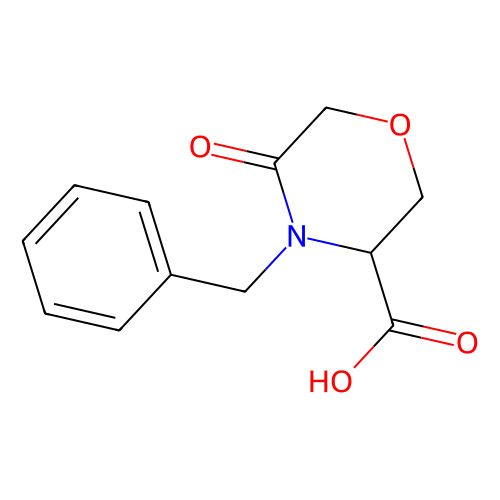 (<em>R</em>)-4-苄基-5-氧代-<em>3</em>-吗啉甲酸，106973-36-8，97%