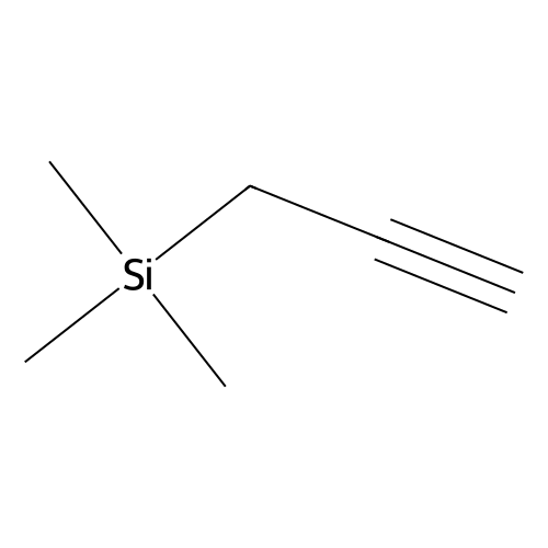 三甲基（炔丙基）硅烷，13361-64-3，97%(total  of  <em>isomer</em>), ≤20% trimethylallenylsilane (in equilibrium), 500 ppm BHT as stabilizer