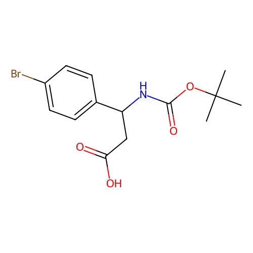 <em>Boc-4</em>-溴-L-β-<em>苯丙氨酸</em>，261380-20-5，95%