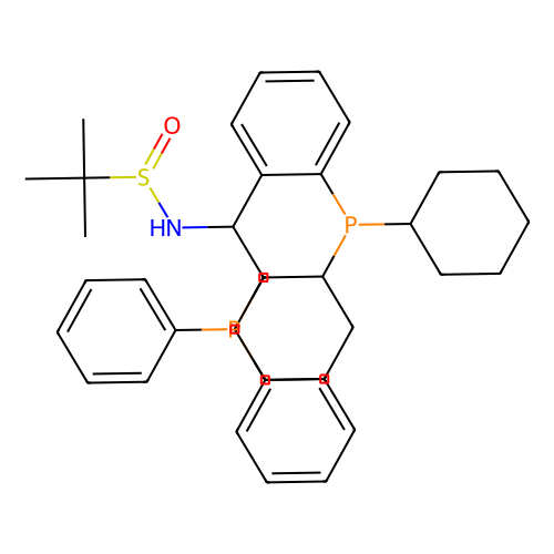 [S(R)]-N-[(1S)-2-(<em>二</em><em>苯基</em><em>膦</em>)-1-[2-(<em>二环己基</em><em>膦</em>)<em>苯基</em>]乙基]-2-叔丁基亚磺酰胺，2565792-85-8，≥95%