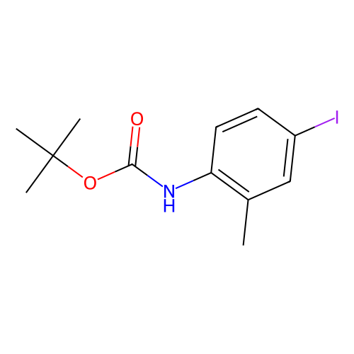 <em>N-Boc-4</em>-碘-2-甲基苯胺，666746-27-6，97%