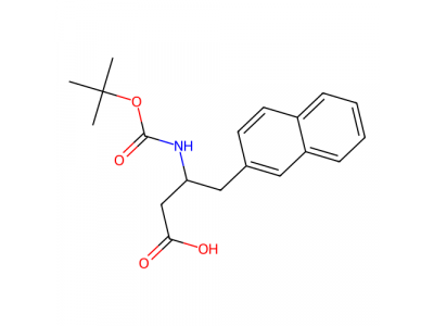 Boc-(R)-3-氨基-4-(2-萘)-丁酸，219297-10-6，≥98.0%