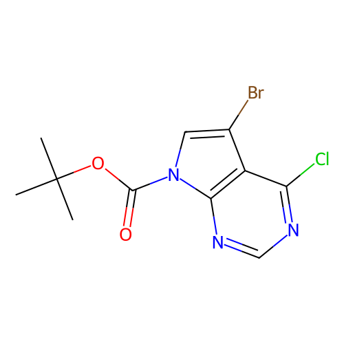 9-Boc-<em>7</em>-溴-6-<em>氯</em>-<em>7</em>-脱<em>氮</em>嘌呤，1202864-54-7，97%