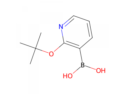 (2-(叔丁氧基)吡啶-3-基)硼酸(含不等量酸酐），1245898-82-1，97%